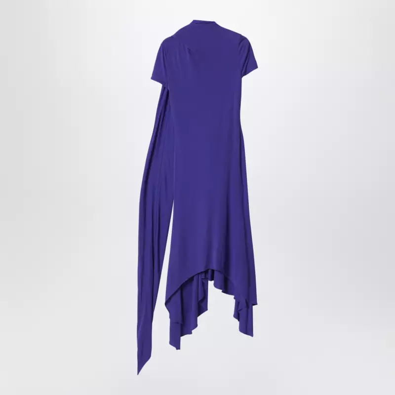 Acne Studios Layered midi dress Deep purple