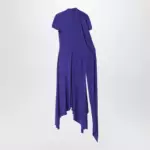 Acne Studios Layered midi dress Deep purple