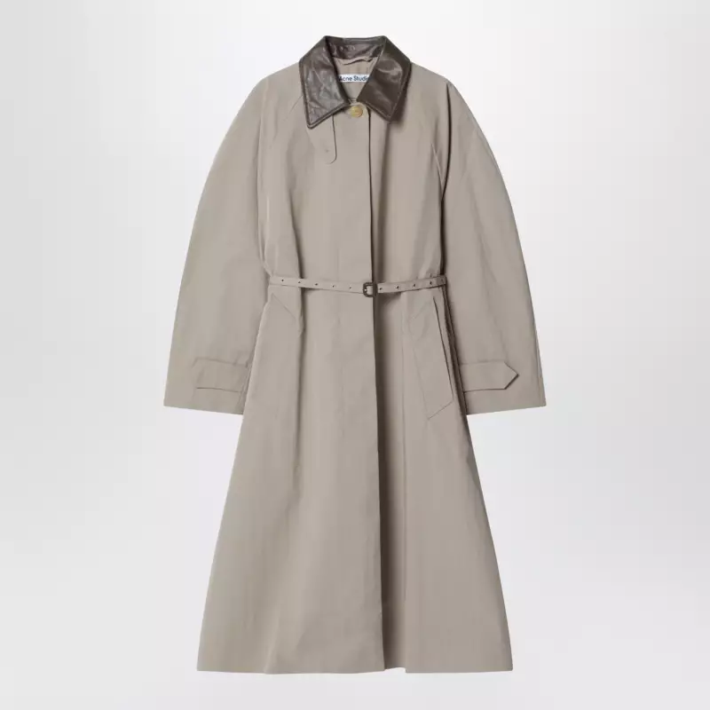 Acne Studios Belted trenchcoat Khaki grey
