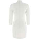 Elisabetta Franchi Logo Dress With Elastic Bands