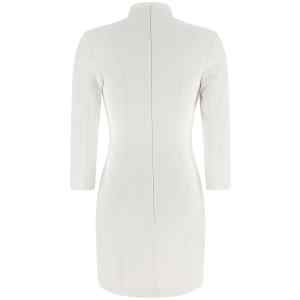 Elisabetta Franchi Logo Dress With Elastic Bands