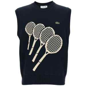 Lacoste Jacquard Cotton Vest