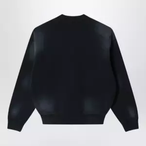 Acne Studios Fleece logo sweatshirt black