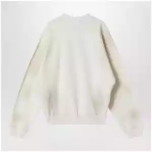Acne Studios Fleece logo sweatshirt off white