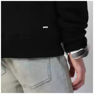 AMIRI Black hoodie with logo
