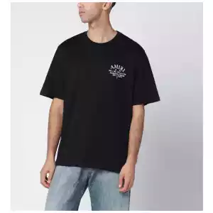 AMIRI Black cotton T-shirt with logo print