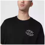 AMIRI Black cotton T-shirt with logo print