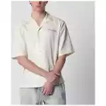 AMIRI Ivory shirt with stud embroidery