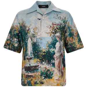 Amiri Chateau Fountain Camp Shirt