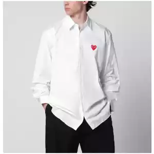 Comme des Garçons Shirt White cotton shirt