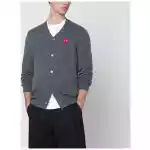 Comme des Garçons Shirt Grey wool cardigan
