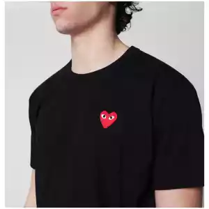 Comme des Garçons Shirt Black cotton T-shirt