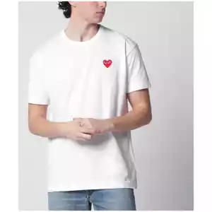 Comme des Garçons Shirt White cotton T-shirt