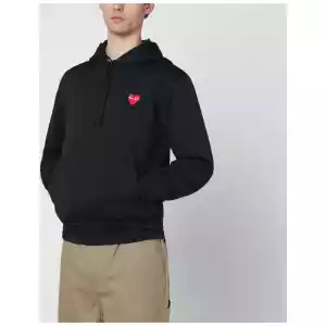 Comme des Garçons Shirt Black hooded sweatshirt