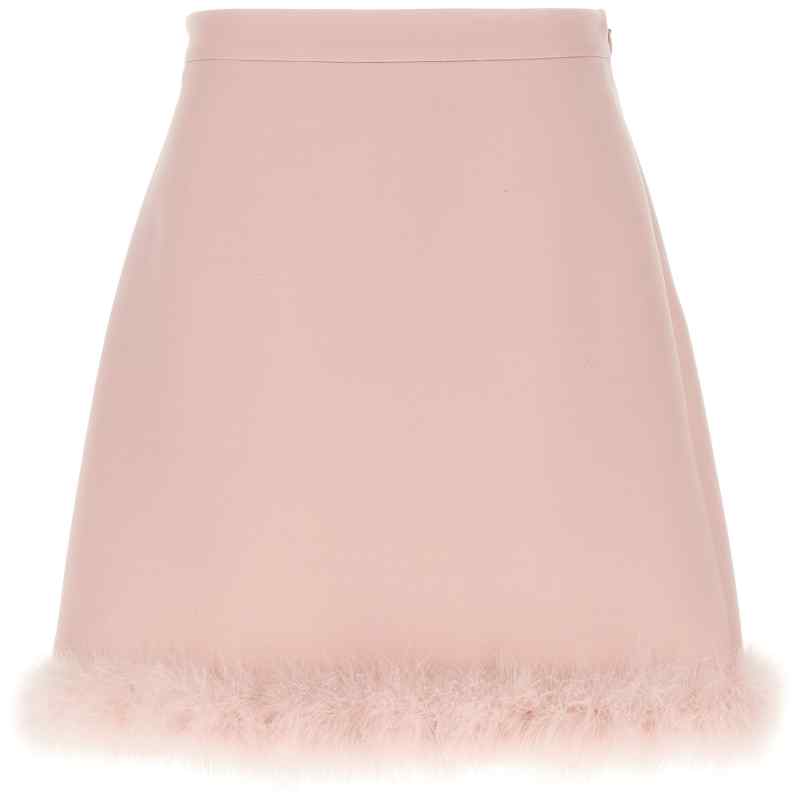 B3RAEJ51CFR13_01_M_2025-11-14T07-51-55.191Z-1 Valentino Garavani Feathers Skirt