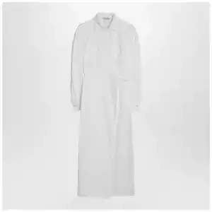 Max Mara White shirt dress in cotton twill