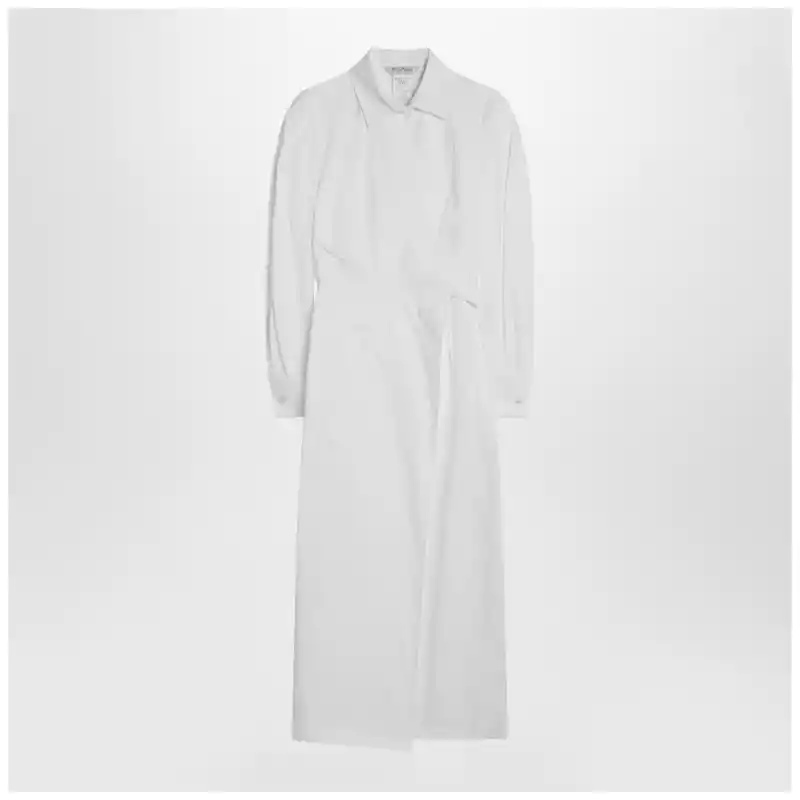 Max Mara White shirt dress in cotton twill
