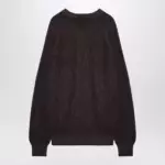 Tagliatore Brown virgin wool pullover