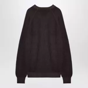 Tagliatore Brown virgin wool pullover