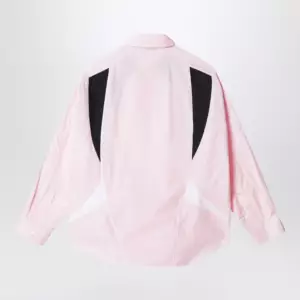 Acne Studios Embroidered logo button-up shirt Baby pink