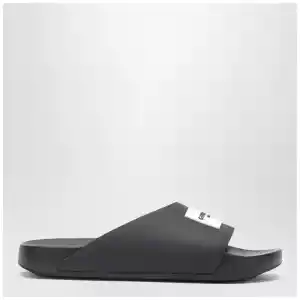 Givenchy Label flat mules in black rubber