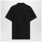 Ami Paris Ami De Coeur black polo shirt