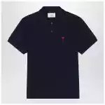 Ami Paris Polo Ami De Coeur midnight blue