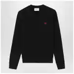 Ami Paris Black Ami De Coeur sweatshirt