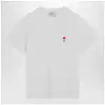 Ami Paris White Ami De Coeur T-shirt