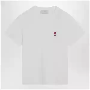 Ami Paris White Ami De Coeur T-shirt