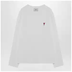 Ami Paris White Ami De Coeur sweater