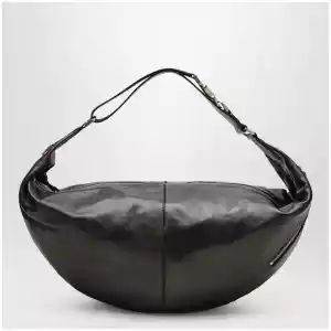 LEMAIRE Quiver Clip brown leather bag