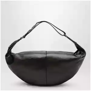 LEMAIRE Quiver Clip brown leather bag