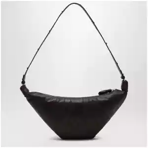 LEMAIRE Medium Croissant leather bag with Western studs