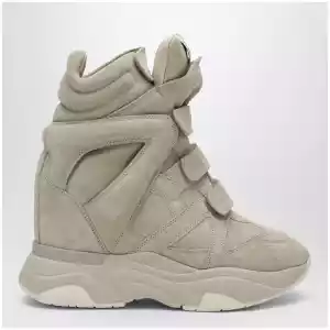 ISABEL MARANT Balskee high-top sneakers in suede beige