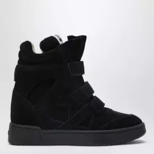 ISABEL MARANT Bekett wedge sneakers in black suede