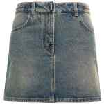 Givenchy Denim Mini Skirt