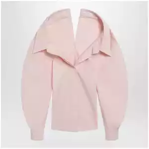 Givenchy Pink cut-out poplin shirt