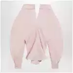 Givenchy Pink cut-out poplin shirt