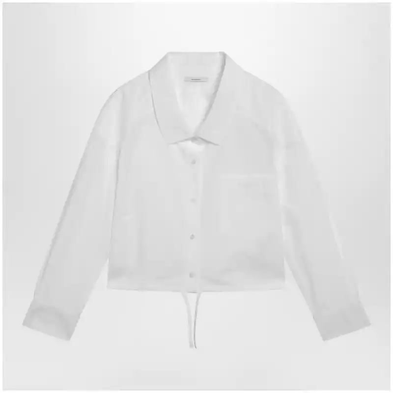Givenchy White short poplin shirt