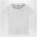 Givenchy Deconstructed Crystals cotton T-shirt in white