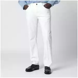 PT Torino Denim White Reggae Tapered Trousers