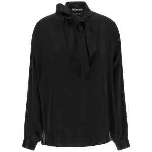 Tom Ford Lavallière Neck Blouse
