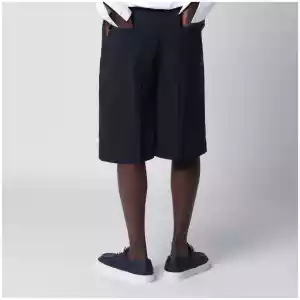 PT Torino Blue cotton Bermuda shorts