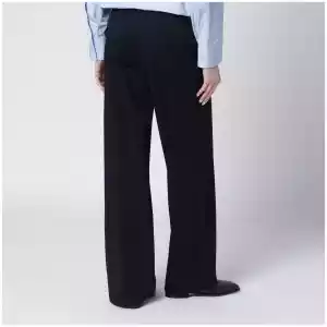 PT Torino Francoise blue cotton blend trousers