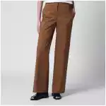 PT Torino Francoise beige cotton-blend trousers