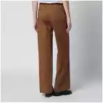 PT Torino Francoise beige cotton-blend trousers