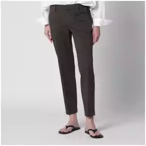 PT Torino Brown cotton trousers