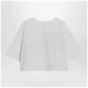 Chloé White boxy T-shirt with logo print