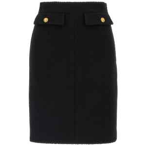 Chloé Bouclé Wool Skirt